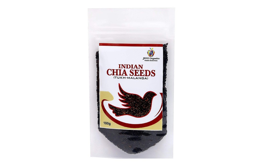 Jioo Organics Indian Chia Seeds (Tukh-Malanga)   Pack  100 grams